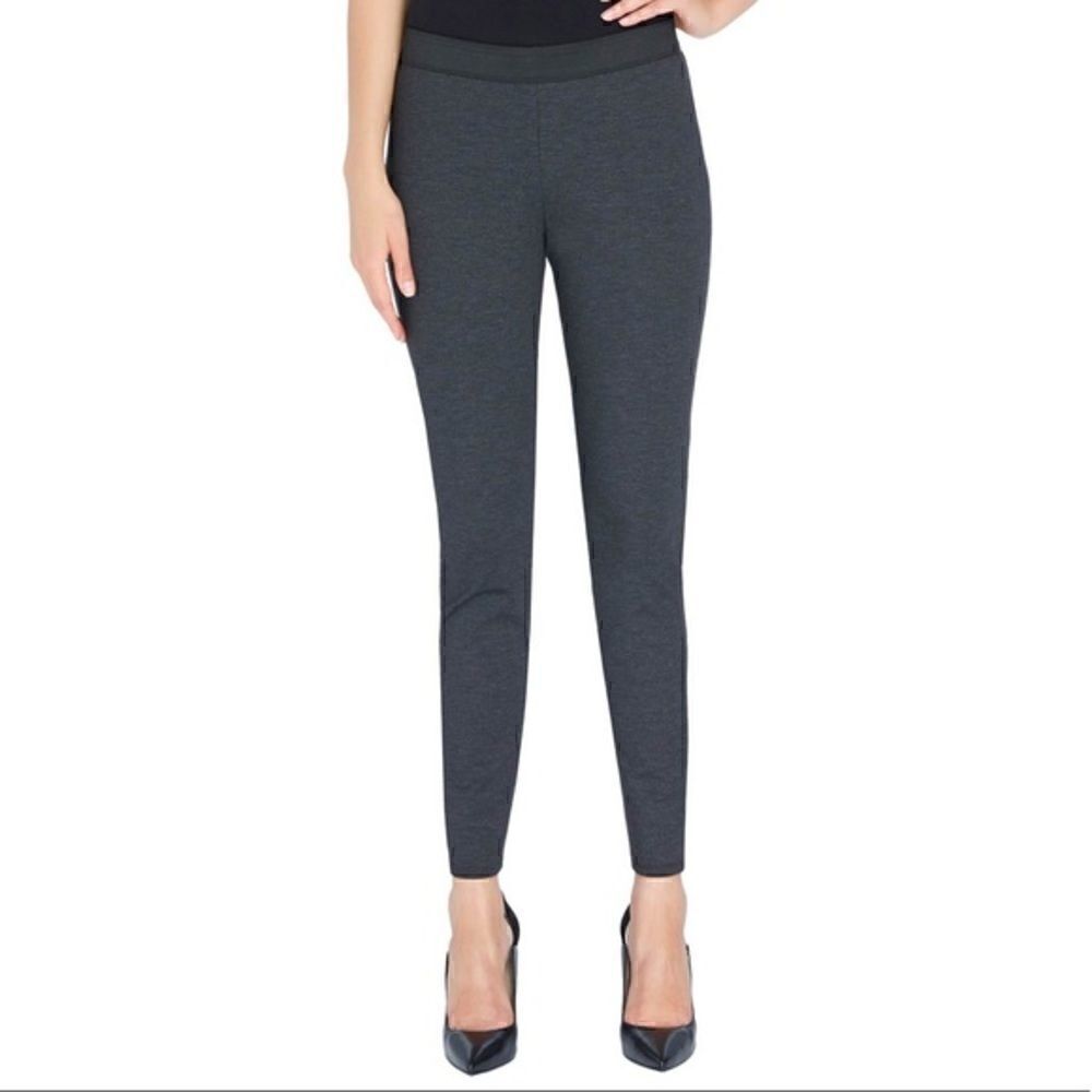 Ellen Tracy Mini Check Knit Ponte Pants size S